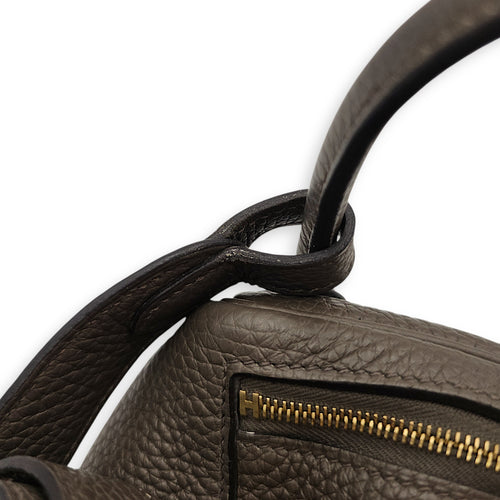 Lindy Mini Etain in Clemence, Gold hardware