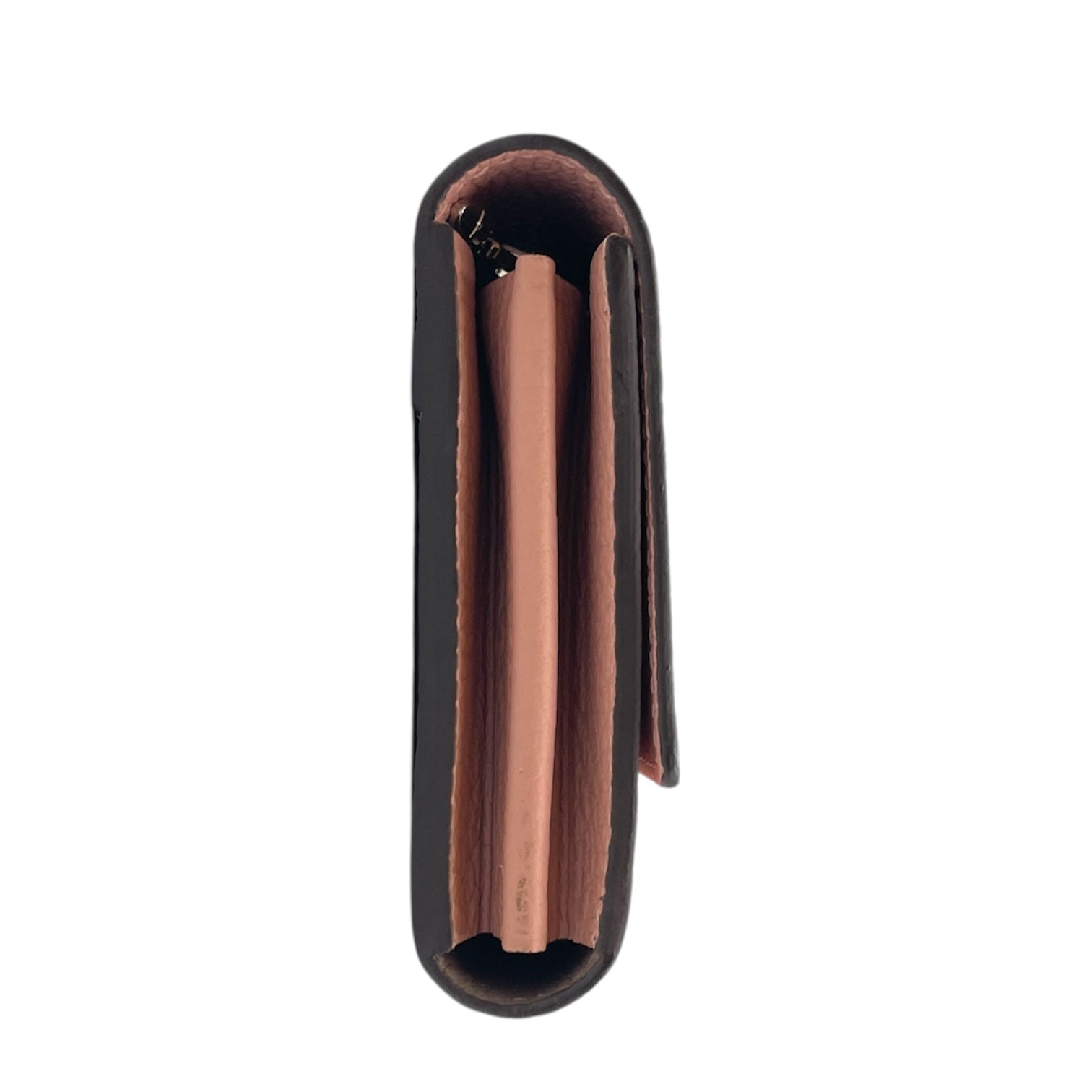 Capucines Pale Pink Wallet in Taurillon Leather Silver hardware CL2512-17717 3