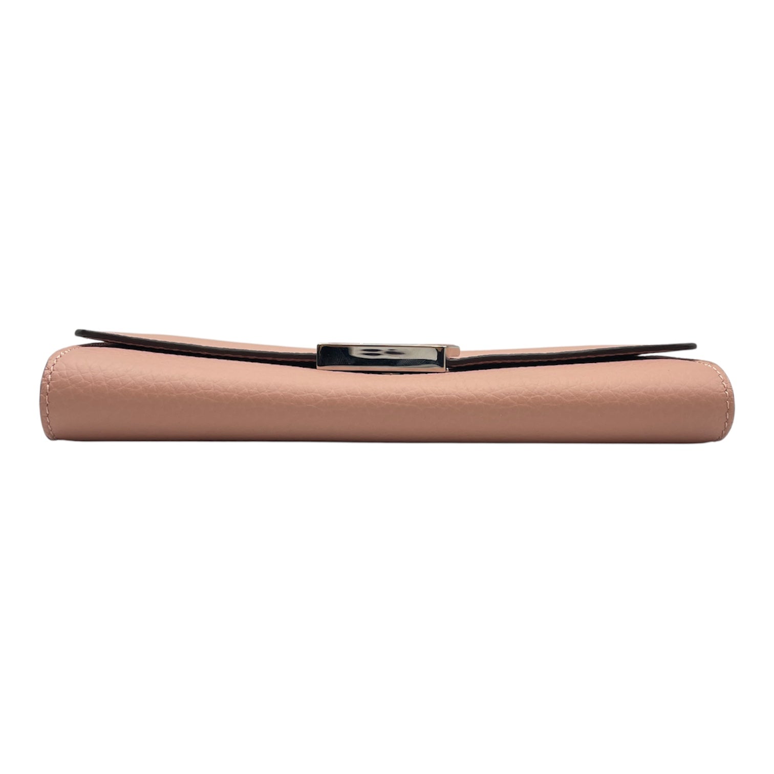 Capucines Pale Pink Wallet in Taurillon Leather Silver hardware CL2512-17717 5