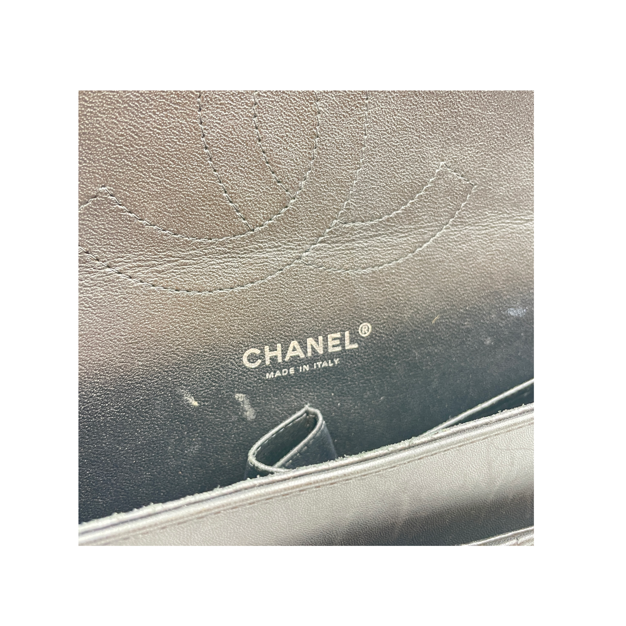 Quilted CC Classic Jumbo Black Double Flap Bag in Lambskin So Black hardware CL2512-17560 20