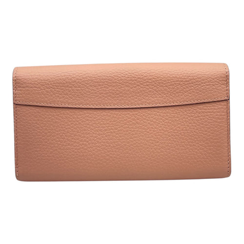 Capucines Pale Pink Wallet in Taurillon Leather Silver hardware CL2512-17717 2