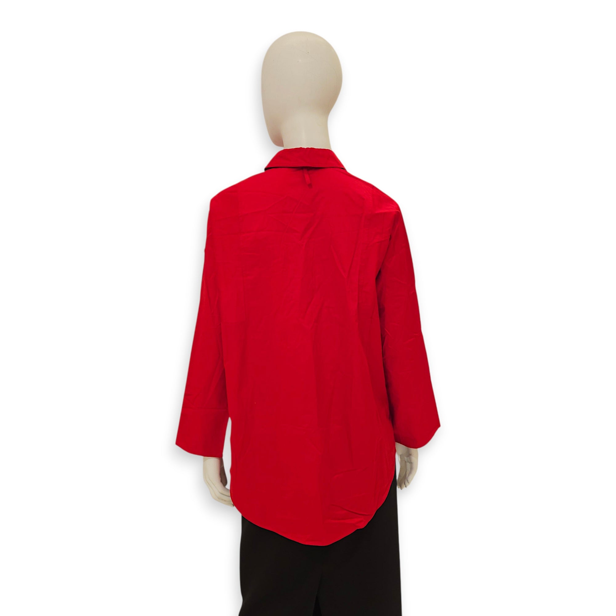 Long Sleeved Shirt 34 Red Ready-To-Wear in Cotton