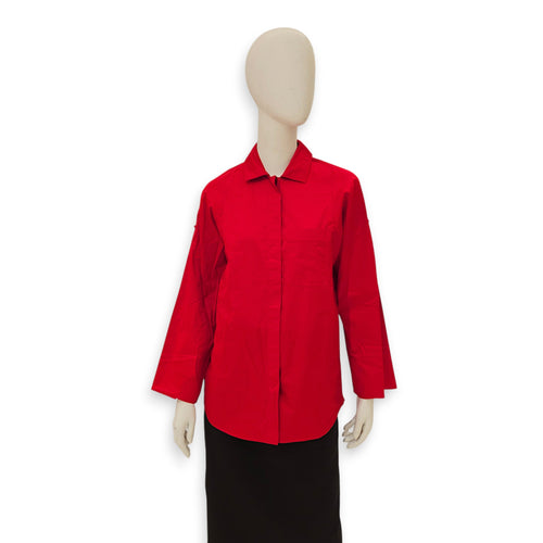 Long Sleeved Shirt 34 Red Ready-To-Wear in Cotton