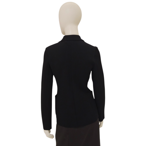 Double-Breasted Blazer 36 Black Ready-to-Wear in Viscose