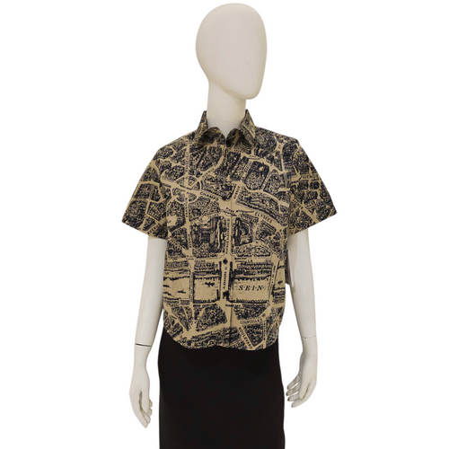 Plan De Paris Shirt 34 Brown Ready-to-Wear in Cotton