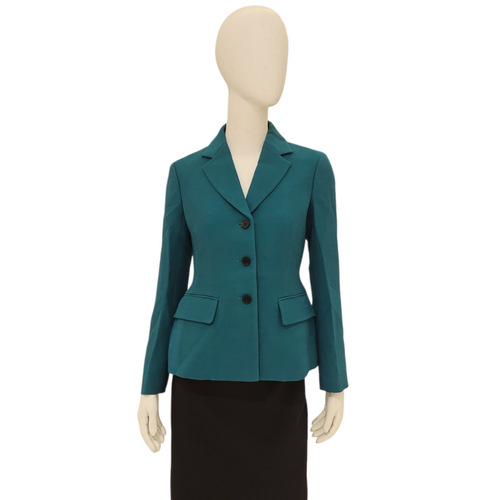 Wool Jacket 34 Jade Green Ready-to-Wear in Wool