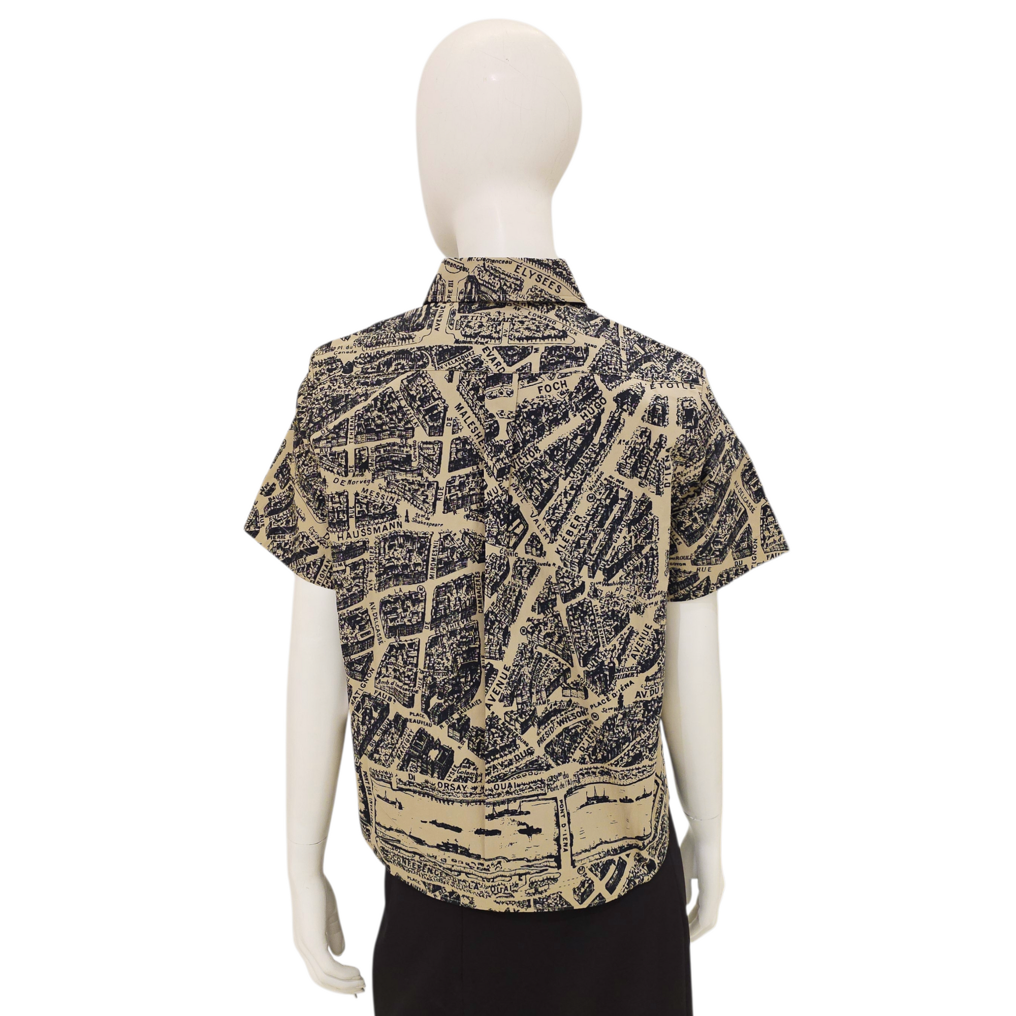 Plan De Paris Shirt 34 Brown Ready-to-Wear in Cotton