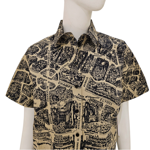 Plan De Paris Shirt 34 Brown Ready-to-Wear in Cotton