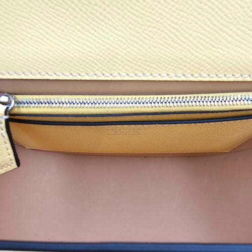 Flori PM Lemon Yellow Crossbody Bag in Calfskin Gold hardware