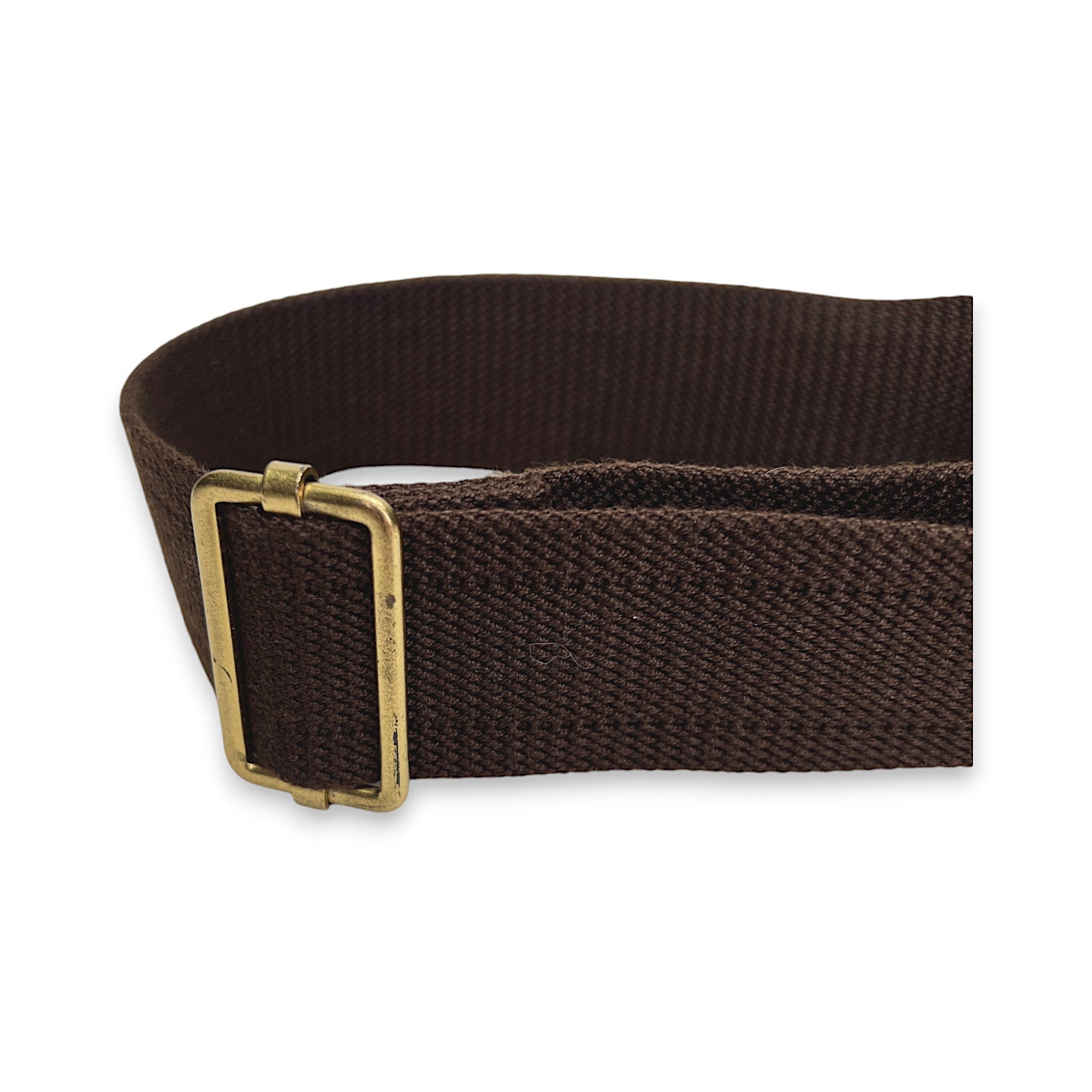 Bosphore Bum Brown Belt Bag in Monogram Coated Canvas, Gold hardware