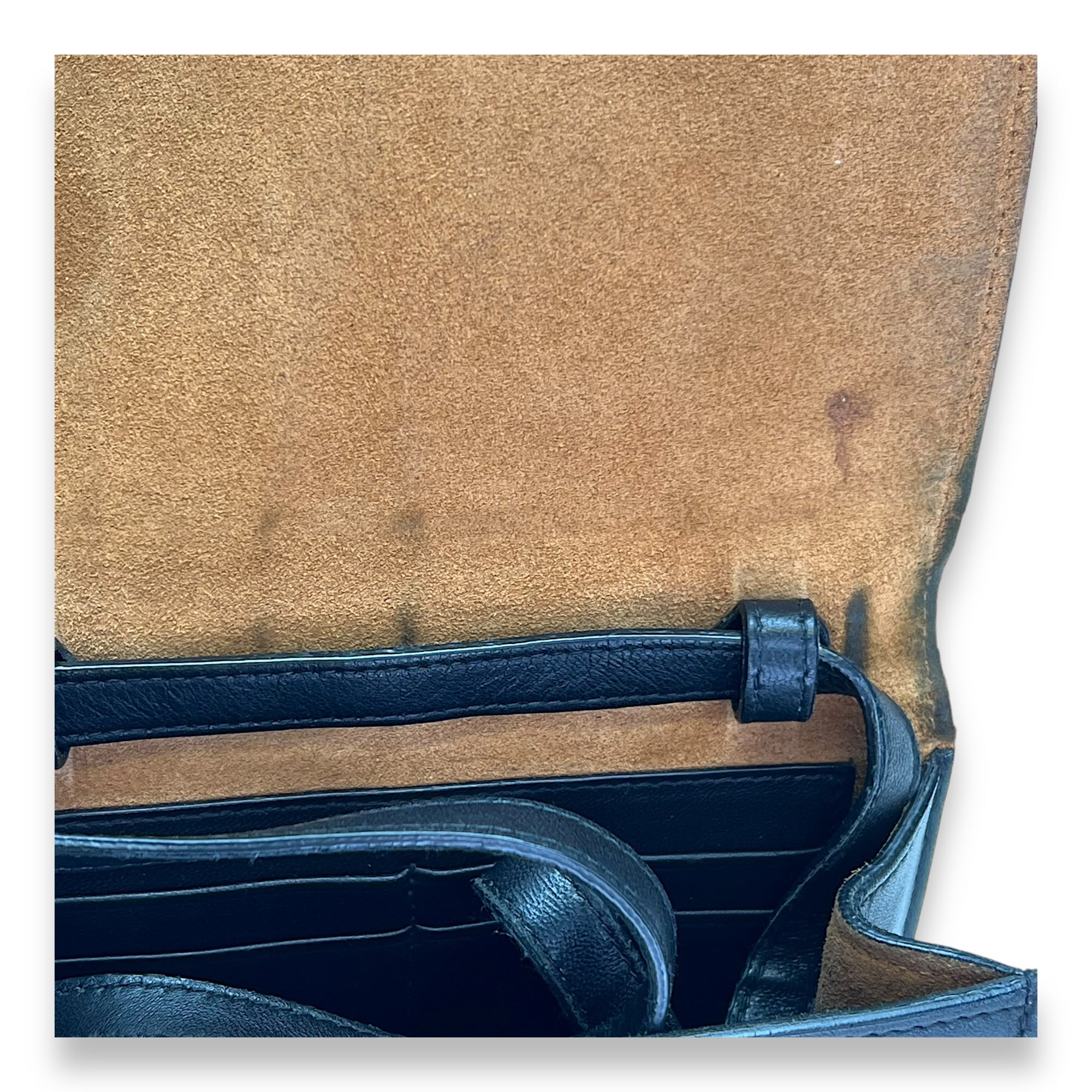 Cassette Crossbody Bag Black in Lambskin
