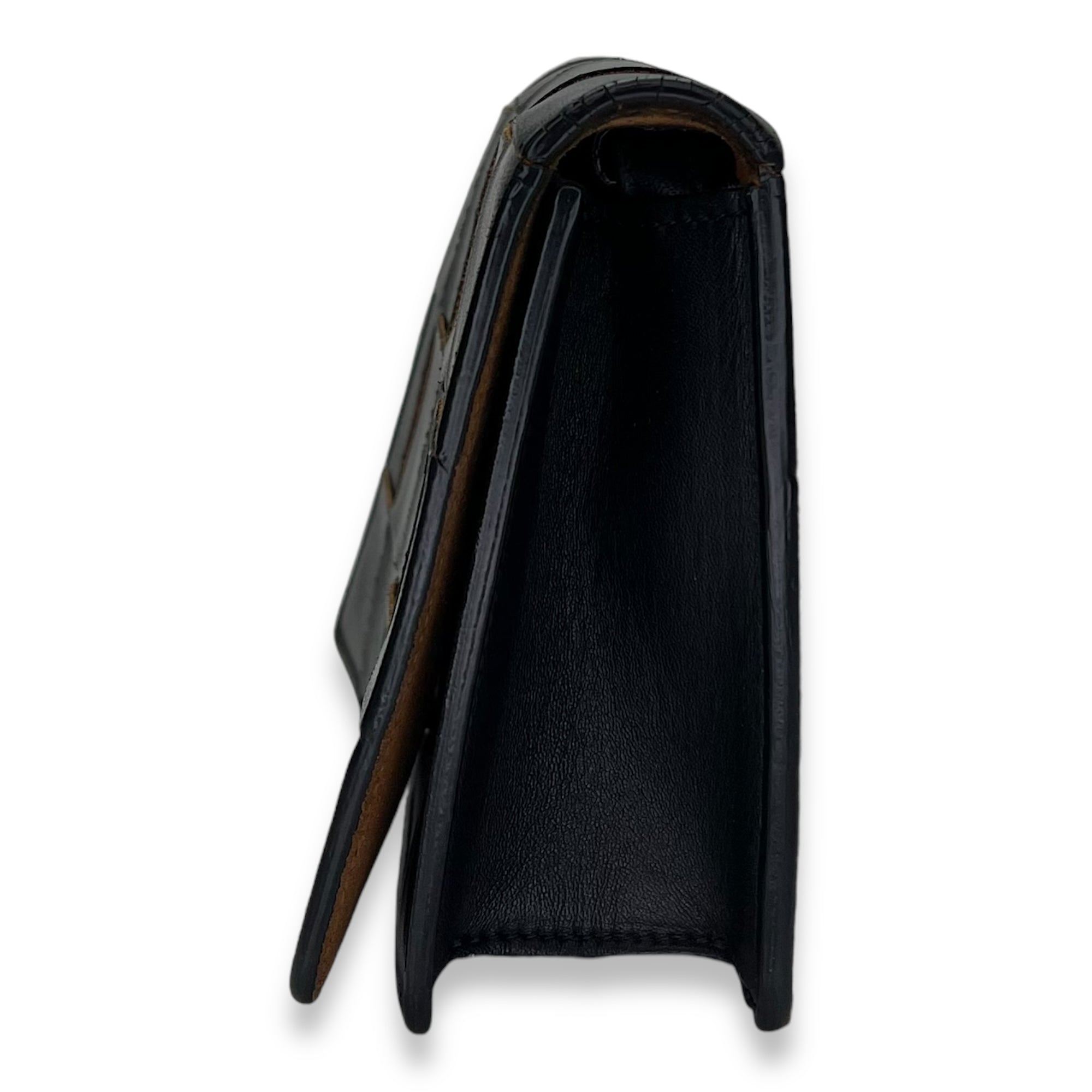 Cassette Crossbody Bag Black in Lambskin