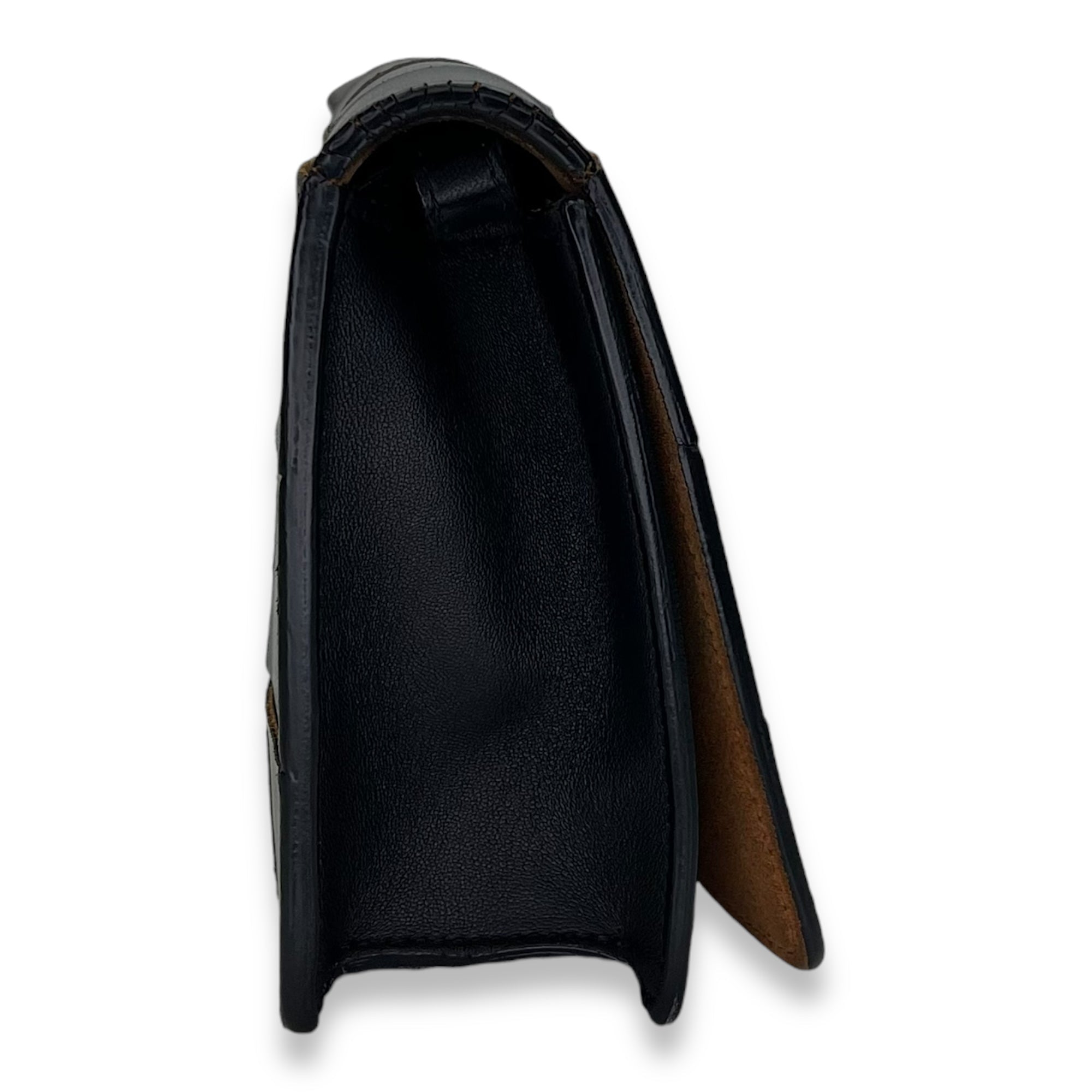 Cassette Crossbody Bag Black in Lambskin