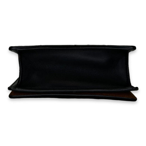 Cassette Crossbody Bag Black in Lambskin