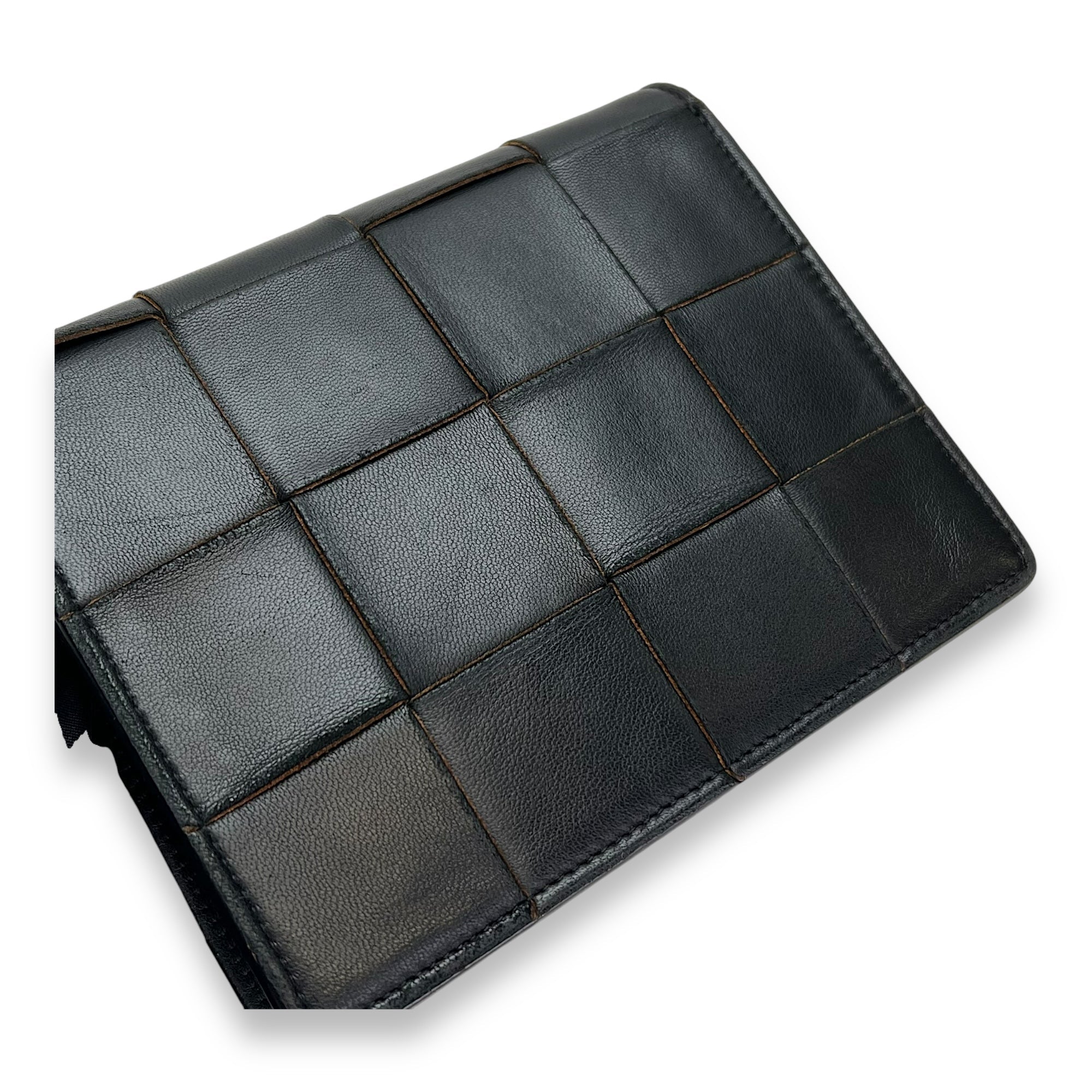Cassette Crossbody Bag Black in Lambskin