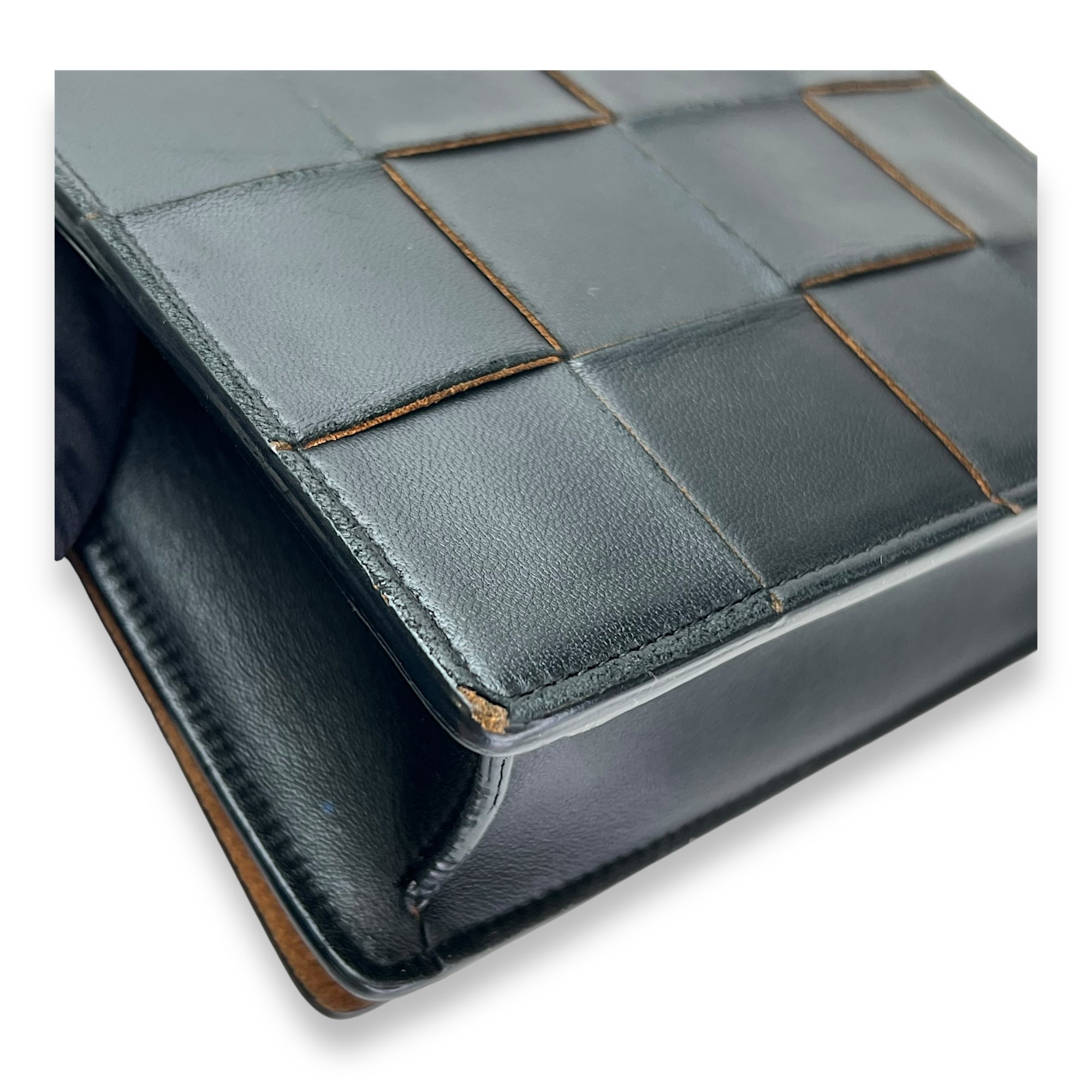 Cassette Crossbody Bag Black in Lambskin