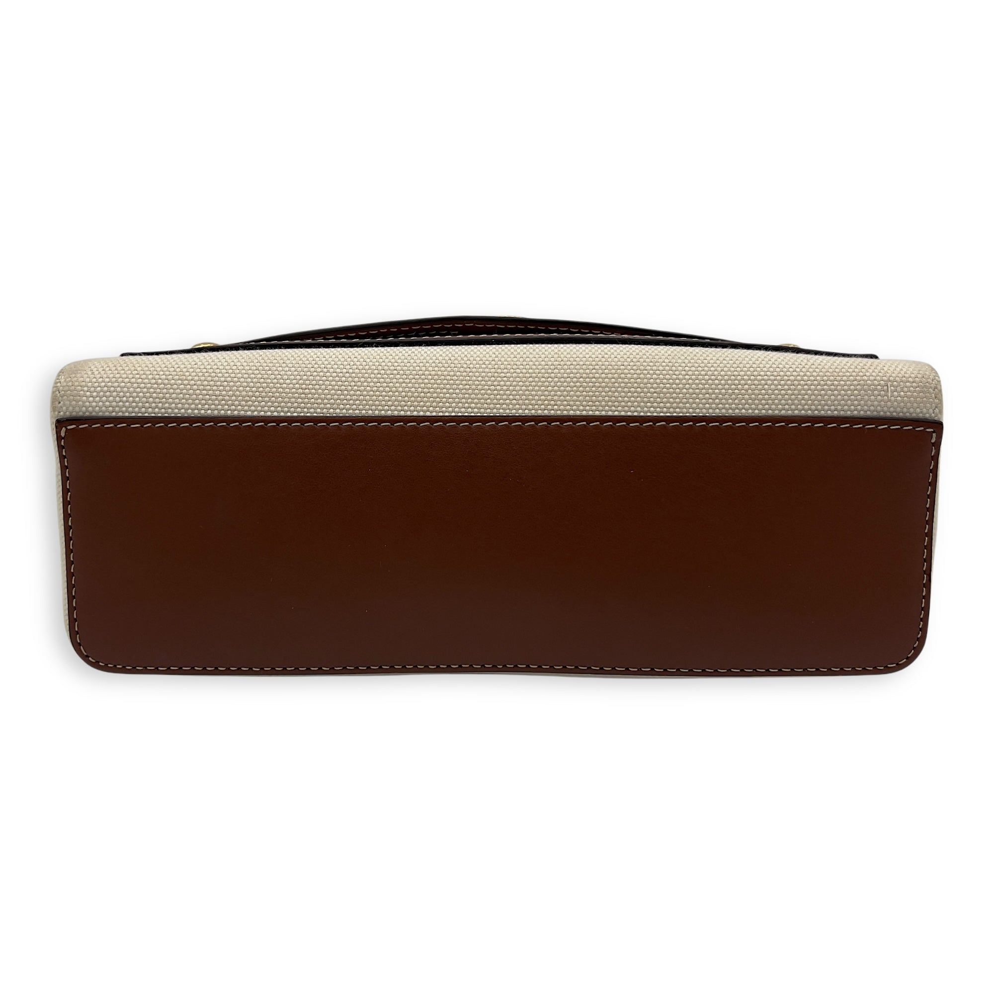 Burberry Horseferry Print Note Brown Crossbody Bag in Canvas, Gold hardware_5