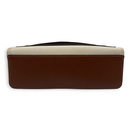 Burberry Horseferry Print Note Brown Crossbody Bag in Canvas, Gold hardware_5