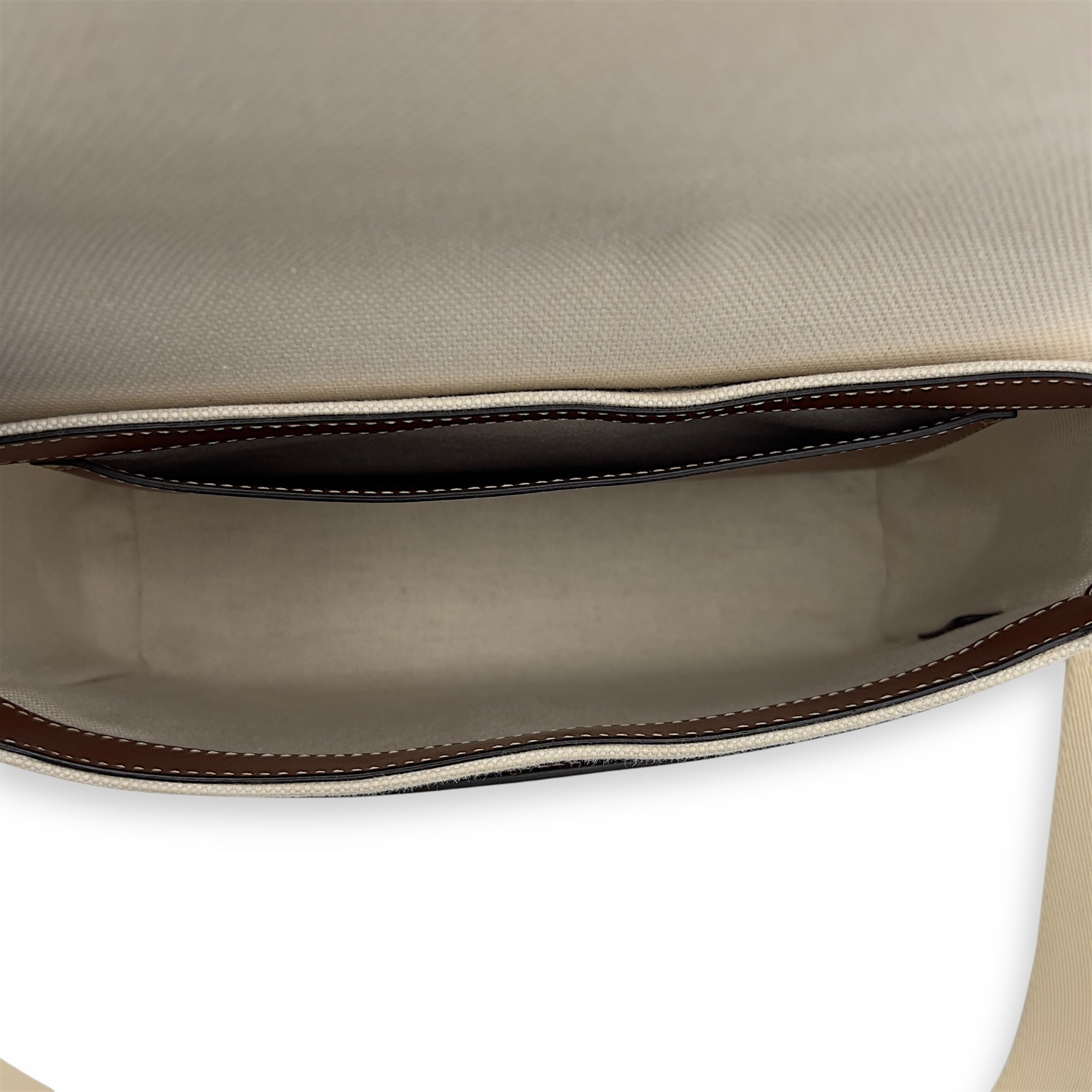 Burberry Horseferry Print Note Brown Crossbody Bag in Canvas, Gold hardware_6