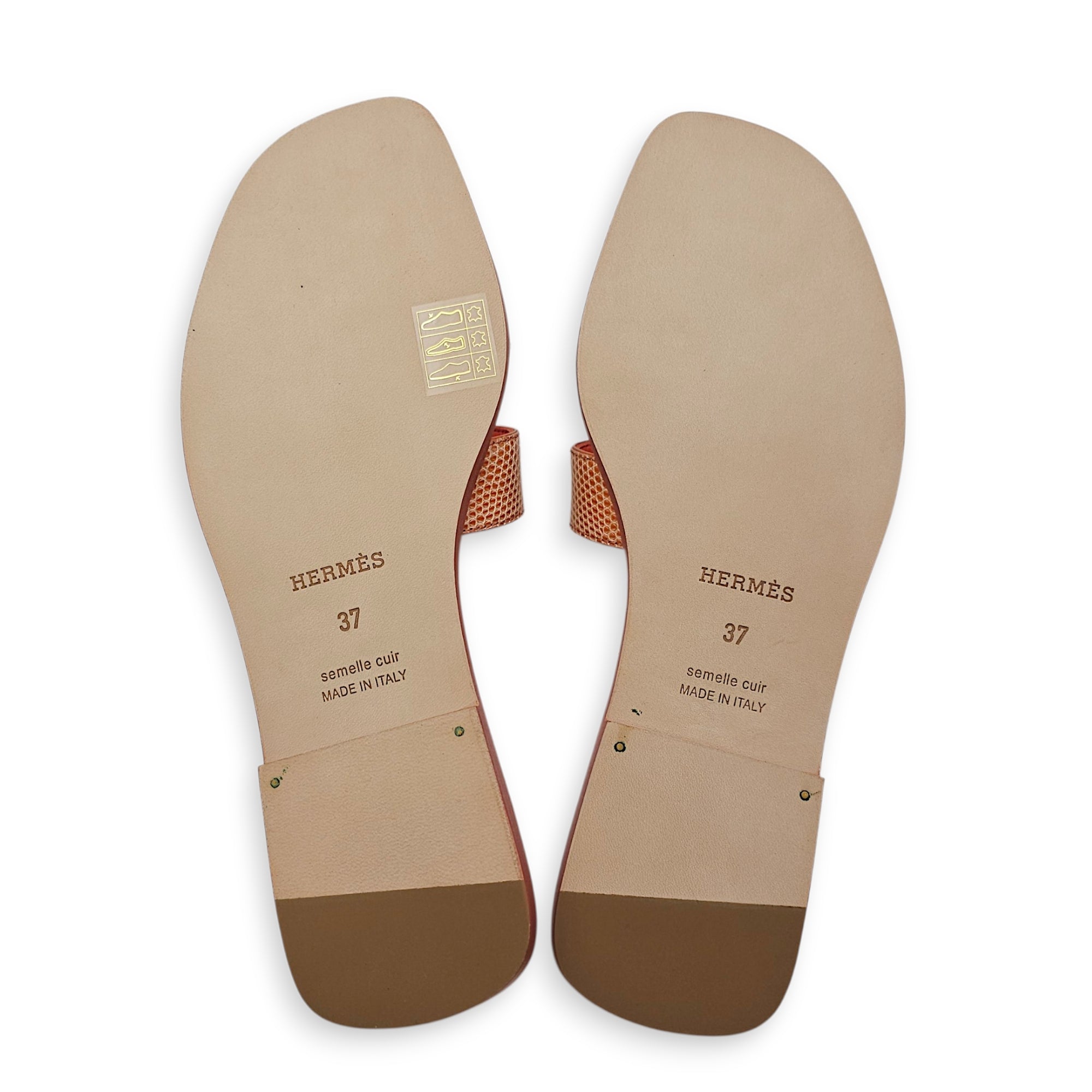 Oran   37 Orange Joey Sandals in Lizard C101060 3