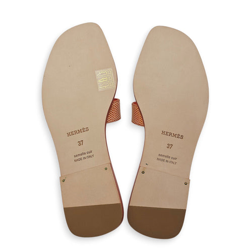 Oran   37 Orange Joey Sandals in Lizard C101060 3