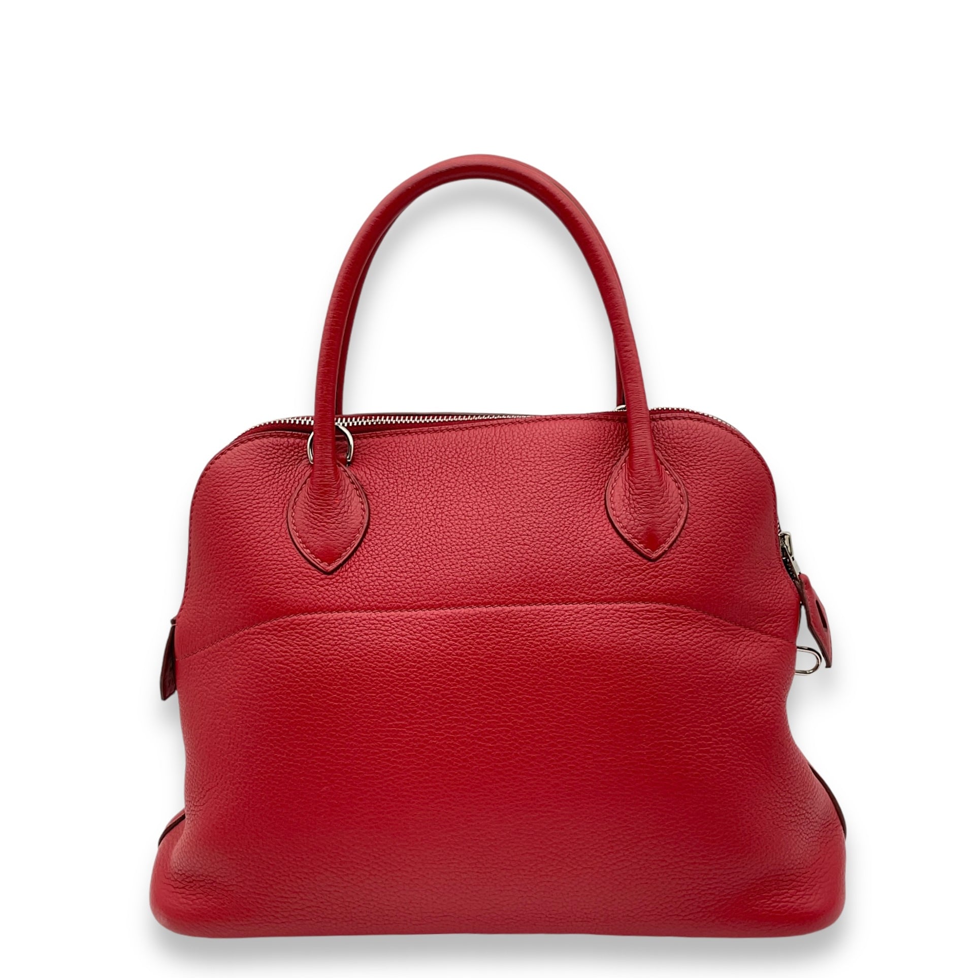 Bolide Rouge Casaque in Clemence Palladium hardware
