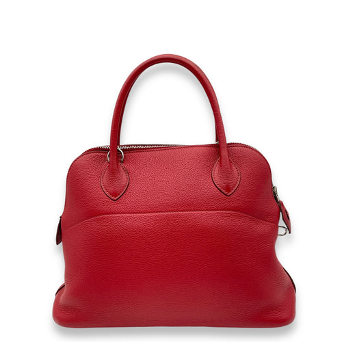 Bolide Rouge Casaque in Clemence Palladium hardware