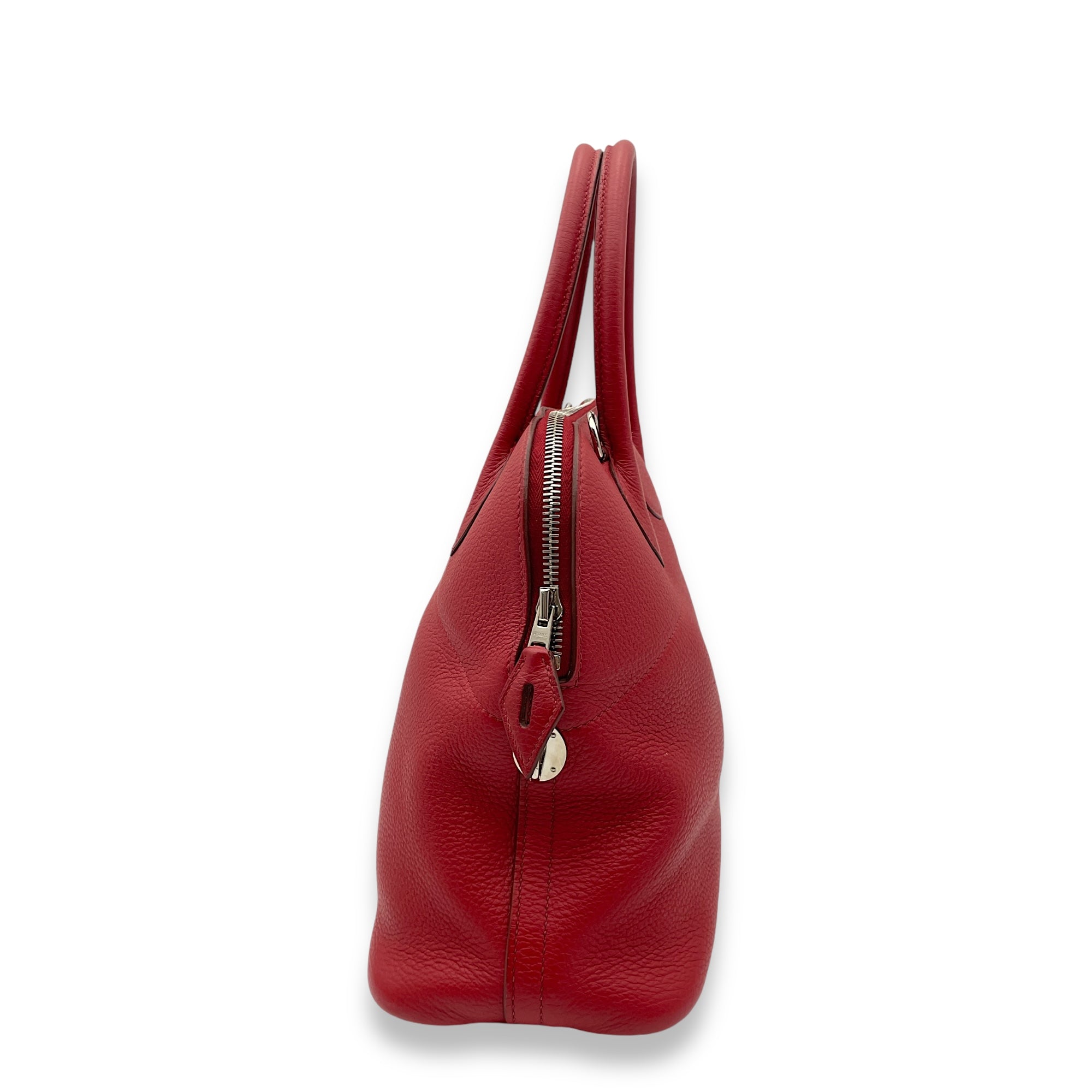 Bolide Rouge Casaque in Clemence Palladium hardware