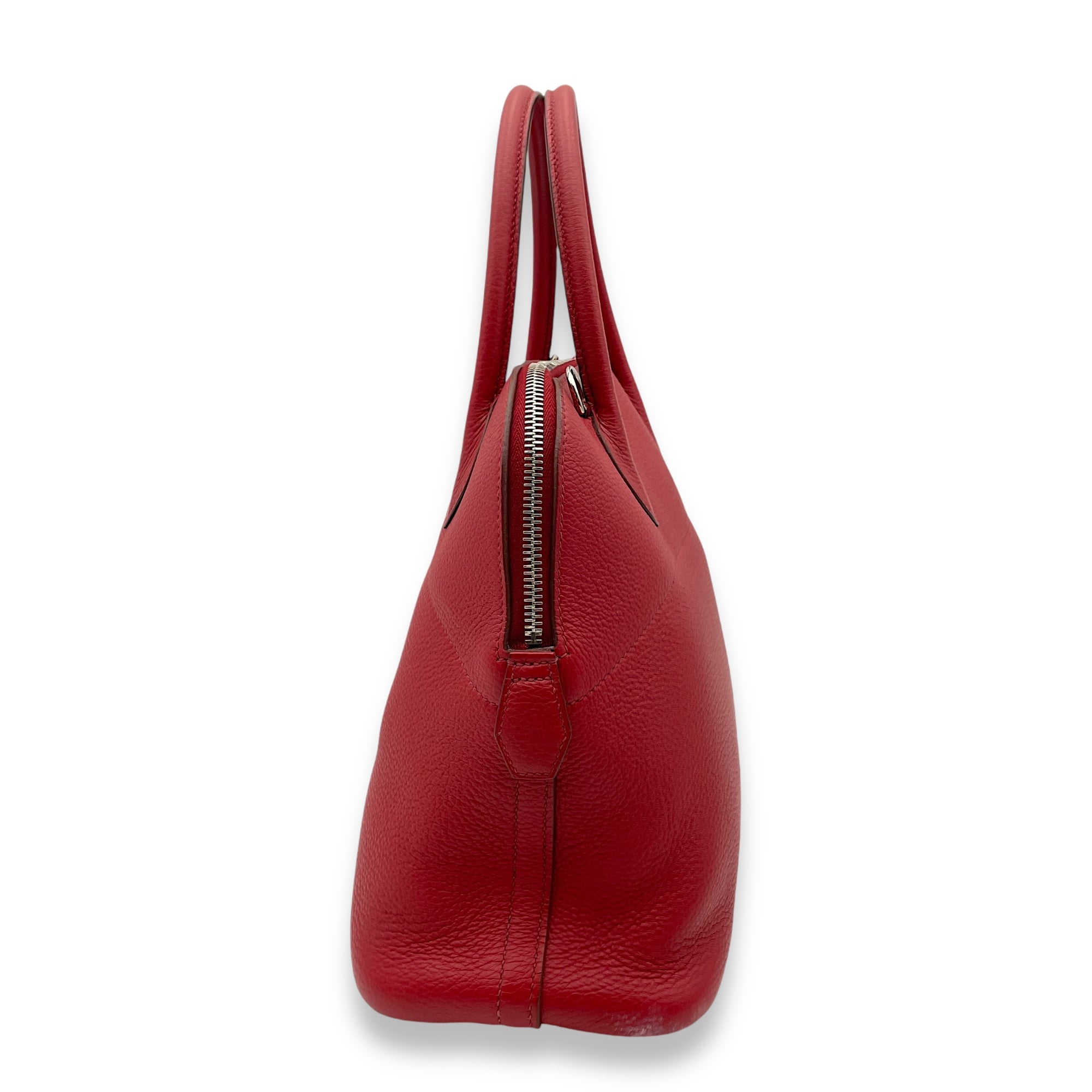 Bolide Rouge Casaque in Clemence Palladium hardware