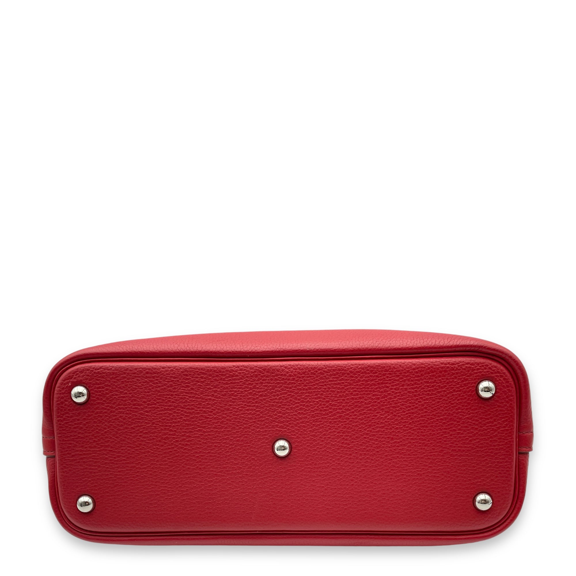 Bolide Rouge Casaque in Clemence Palladium hardware