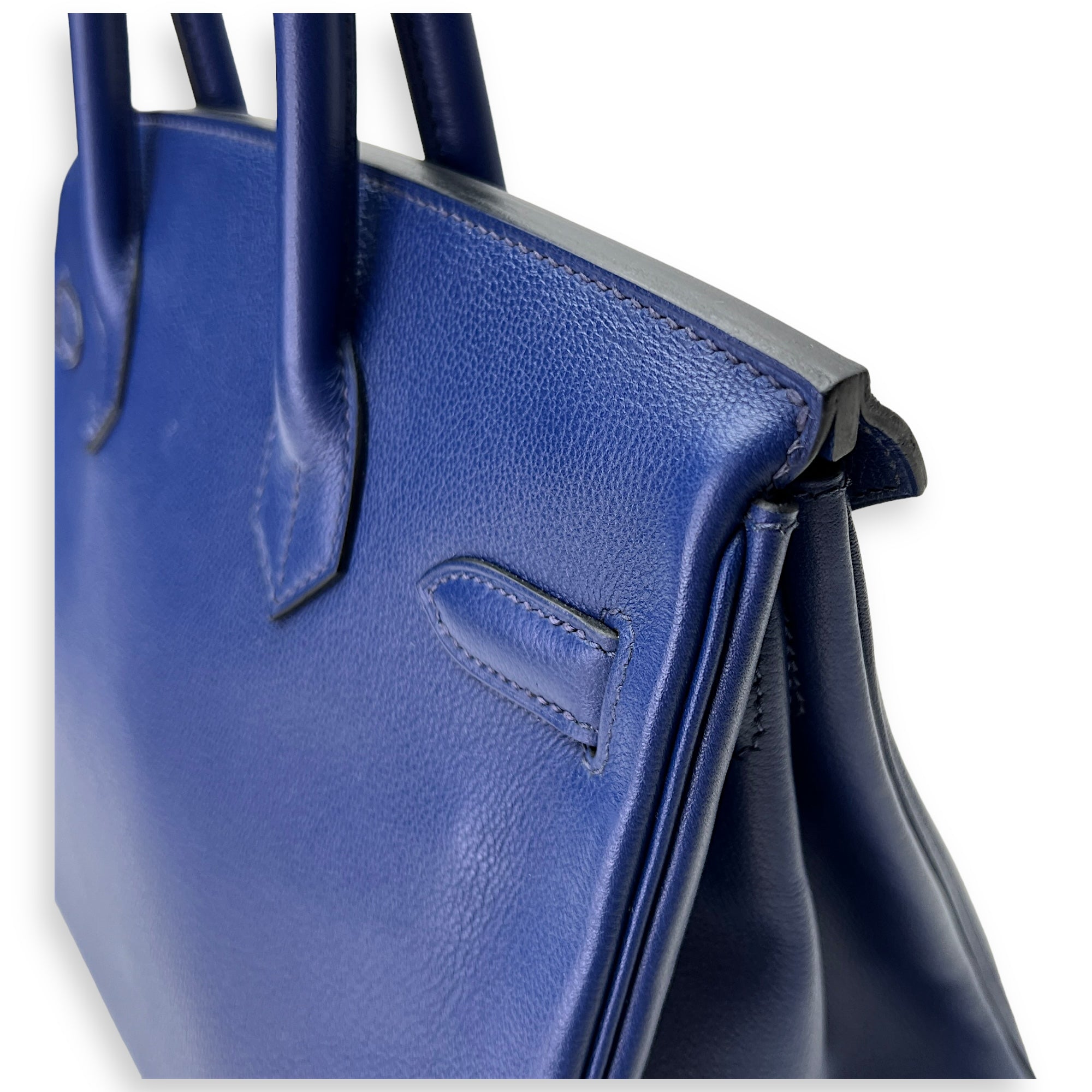 Birkin 30 Bleu Saphir in Novillo, Gold hardware