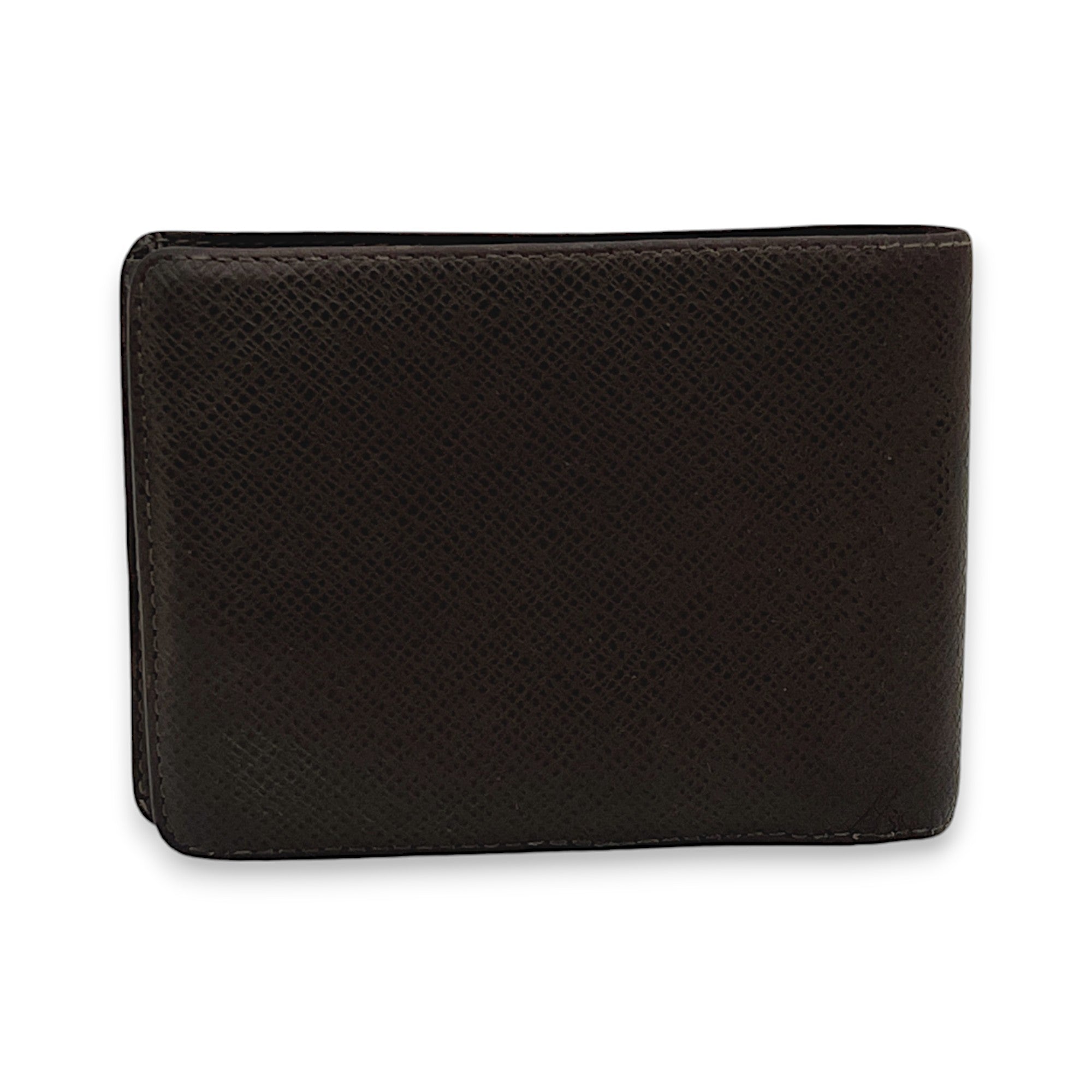 Slender Brown Wallet in Taiga Leather