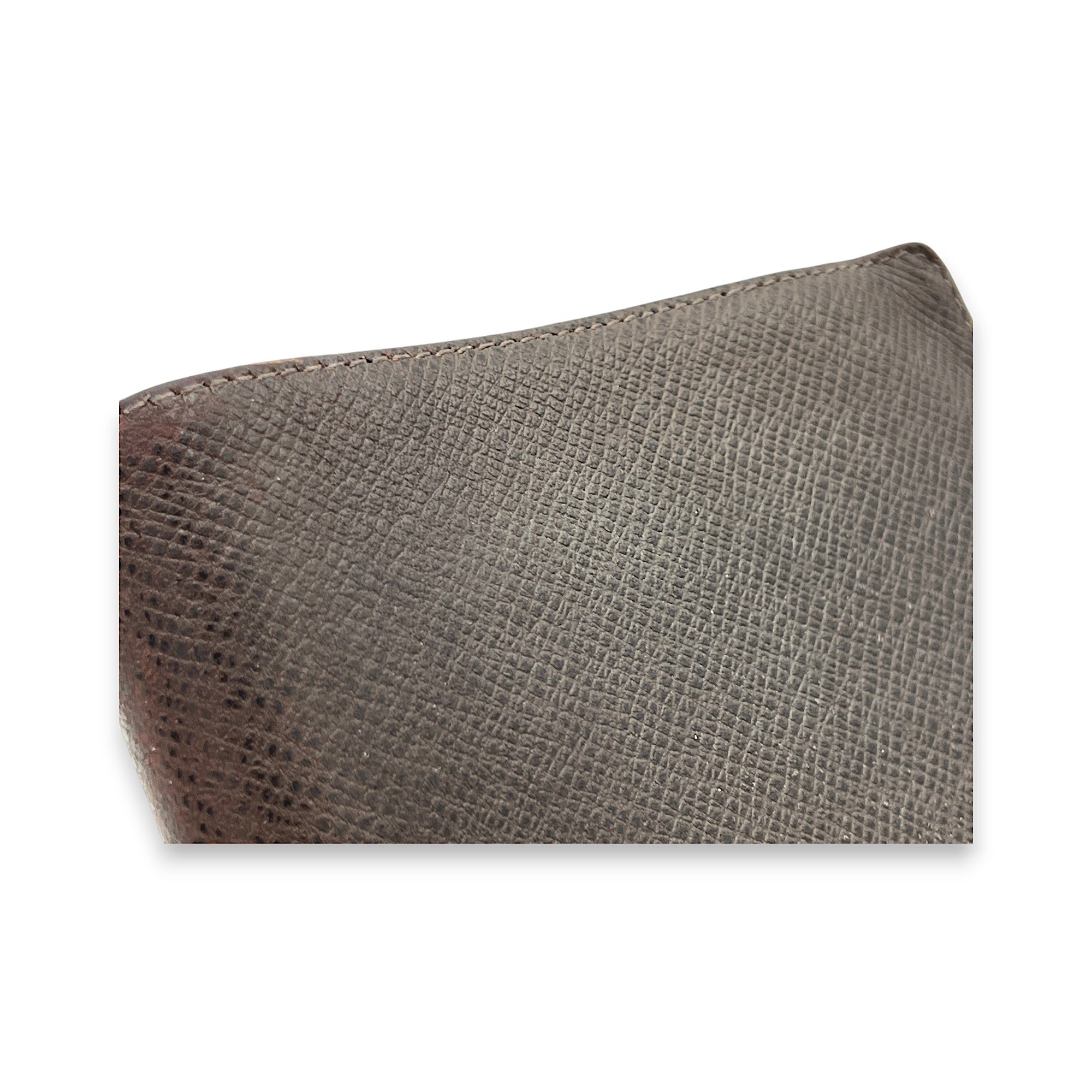 Slender Brown Wallet in Taiga Leather