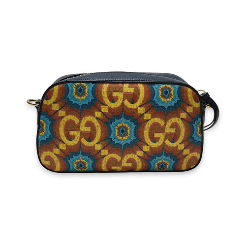 GG Supreme 100 Kaleidoscope Multi-colour Shoulder Bag in Coated Canvas, Gold hardware