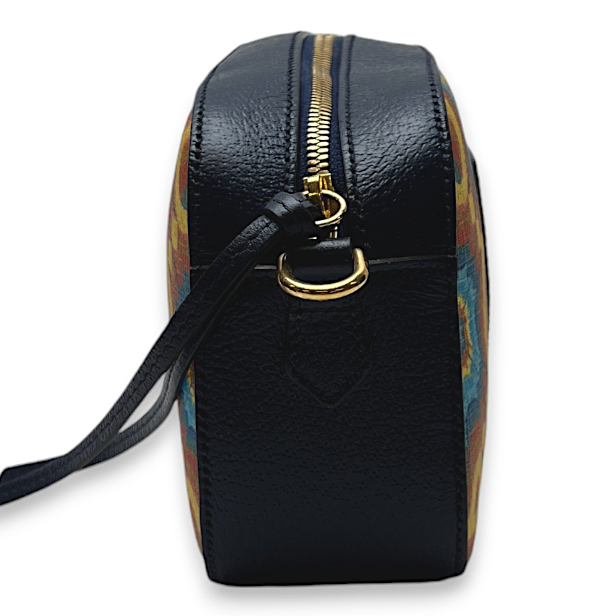 GG Supreme 100 Kaleidoscope Multi-colour Shoulder Bag in Coated Canvas, Gold hardware