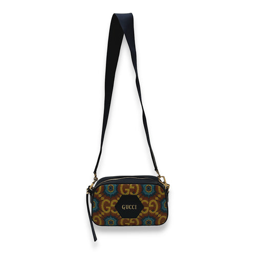 GG Supreme 100 Kaleidoscope Multi-colour Shoulder Bag in Coated Canvas, Gold hardware