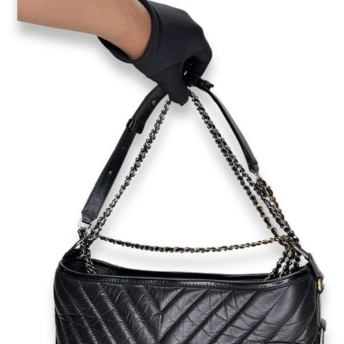 Gabrielle Shoulder Bag in Calfskin   Gold hardware