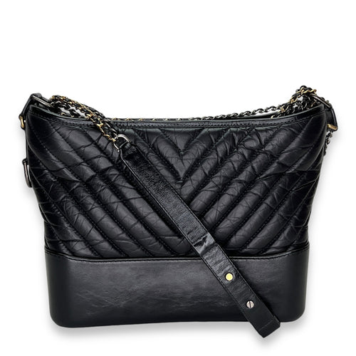 Gabrielle Shoulder Bag in Calfskin   Gold hardware