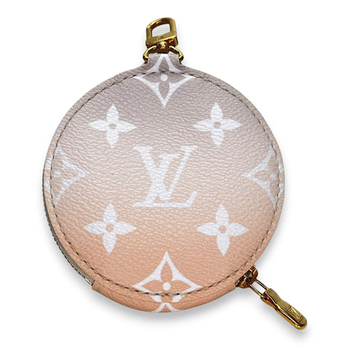 Multi-Pochette Accessoires White Shoulder Bag in Monogram Coated Canvas, Gold hardware