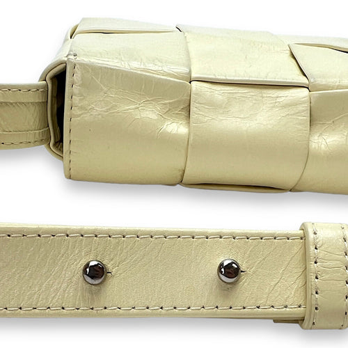 Other Mini Yellow Crossbody Bag in Calfskin, Silver hardware