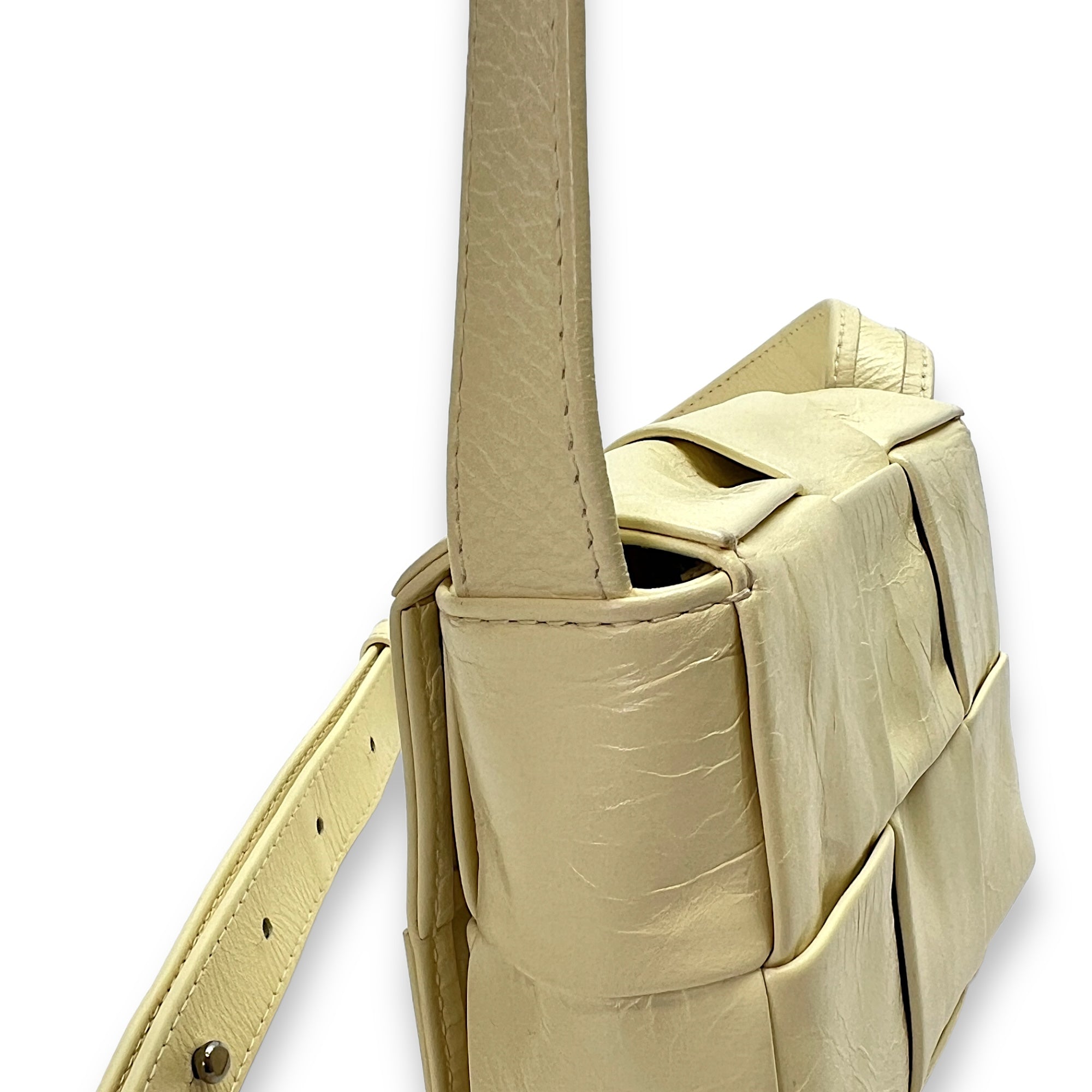 Other Mini Yellow Crossbody Bag in Calfskin, Silver hardware