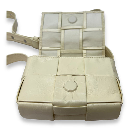 Other Mini Yellow Crossbody Bag in Calfskin, Silver hardware