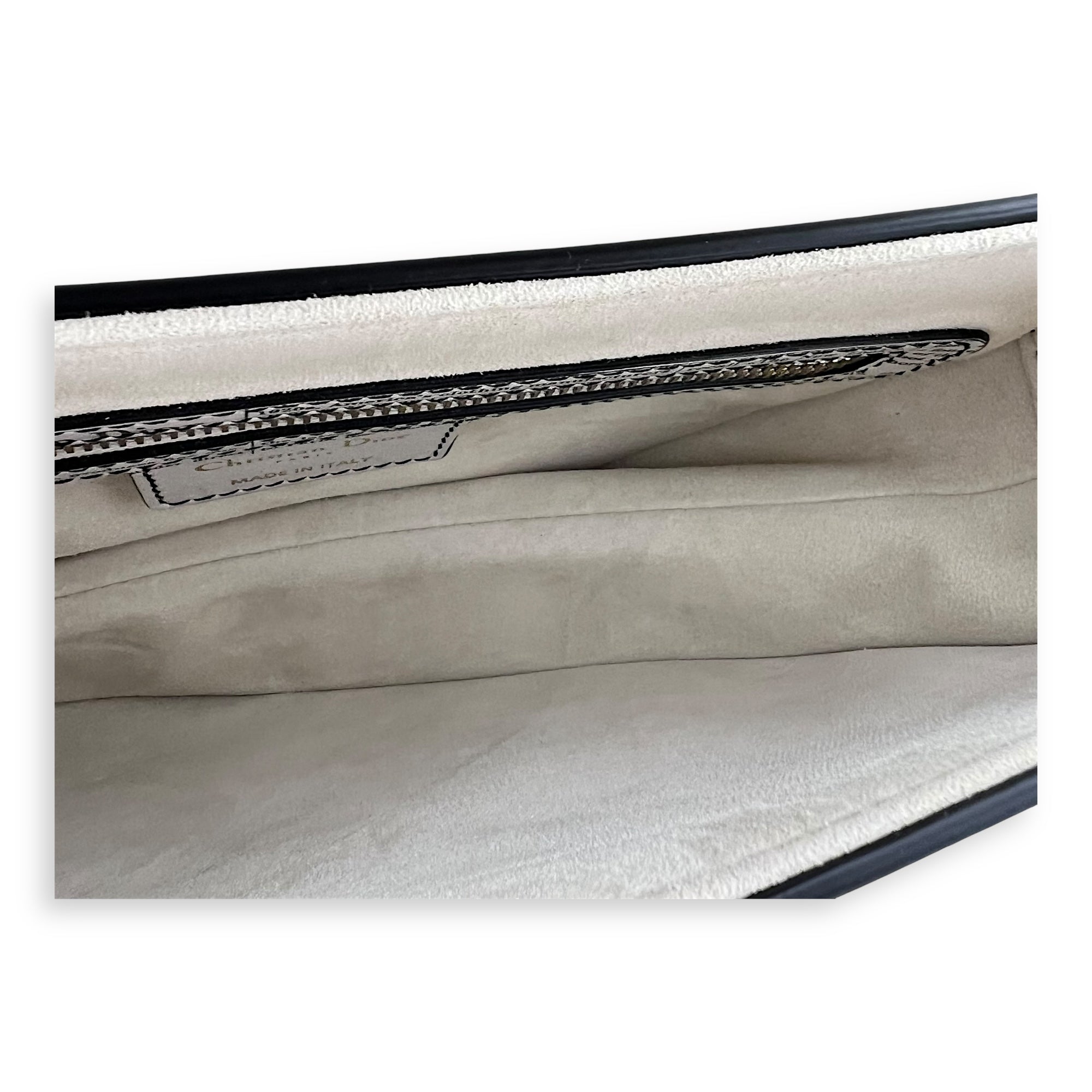 Limited Edition Newspaper Print Saddle Medium With Strap in Calfskin, Gold hardware