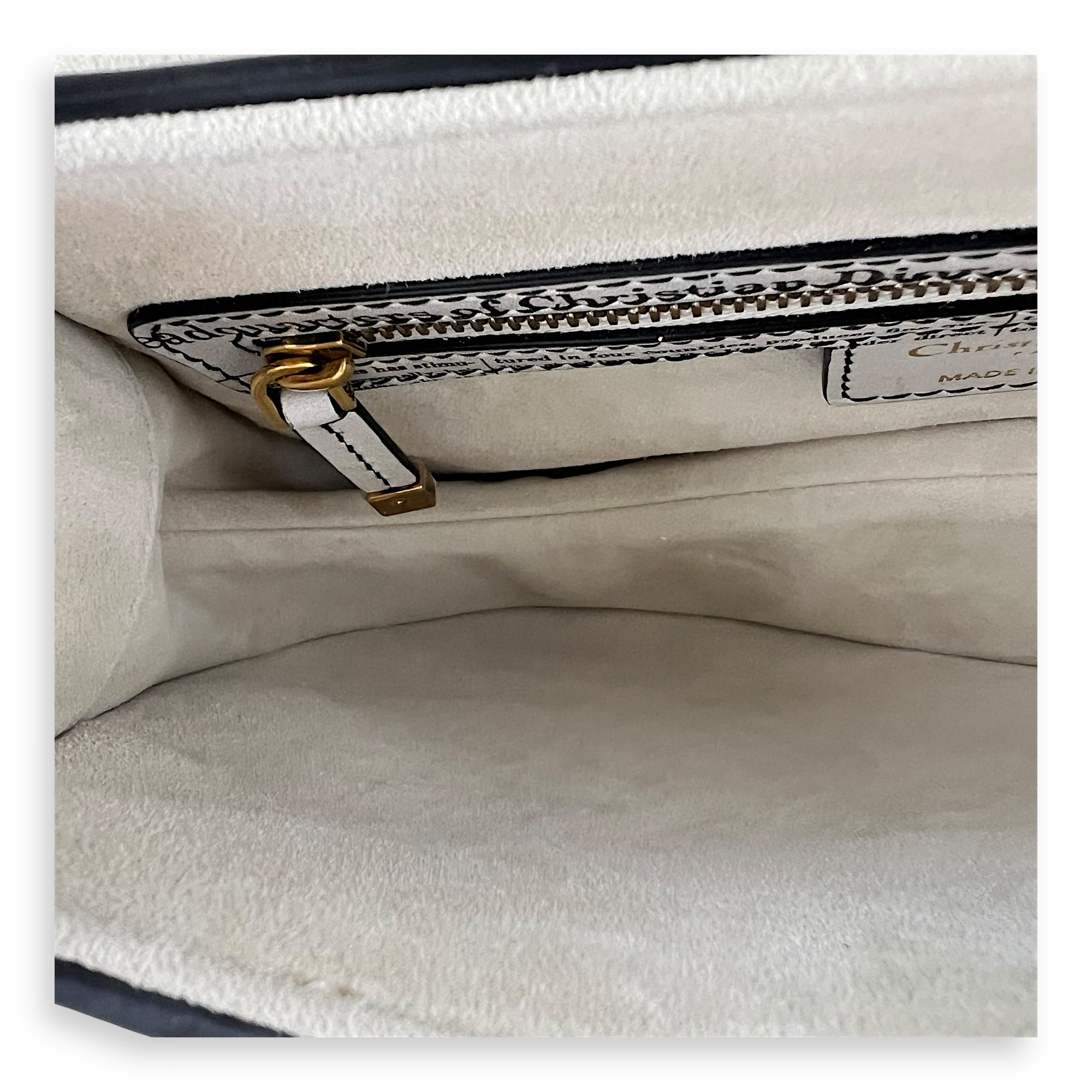 Limited Edition Newspaper Print Saddle Medium With Strap in Calfskin, Gold hardware