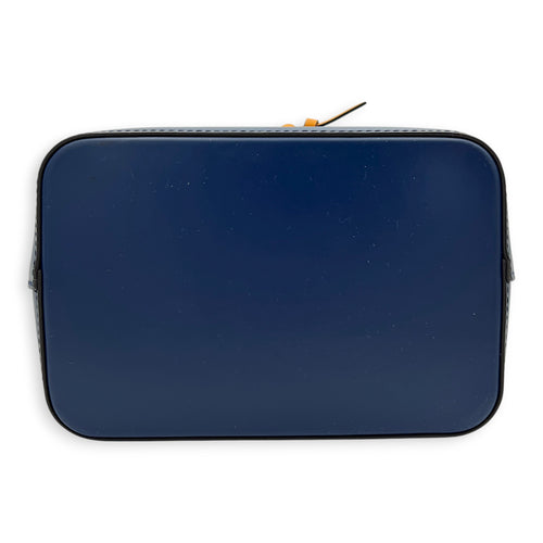 NeoNoe BB Blue Bucket Bag in Epi Leather, Silver hardware