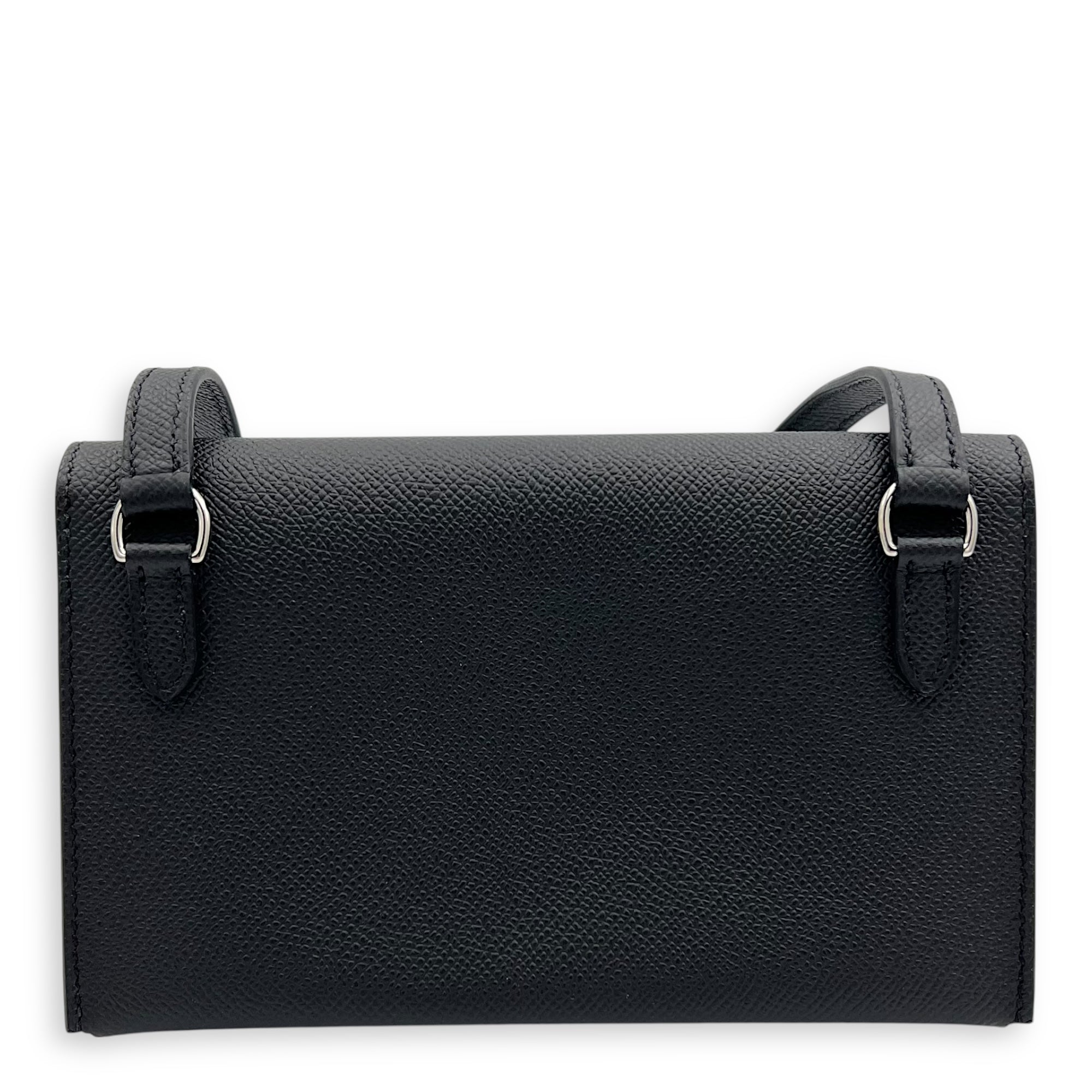 Hermesnap Black in Epsom, Palladium hardware