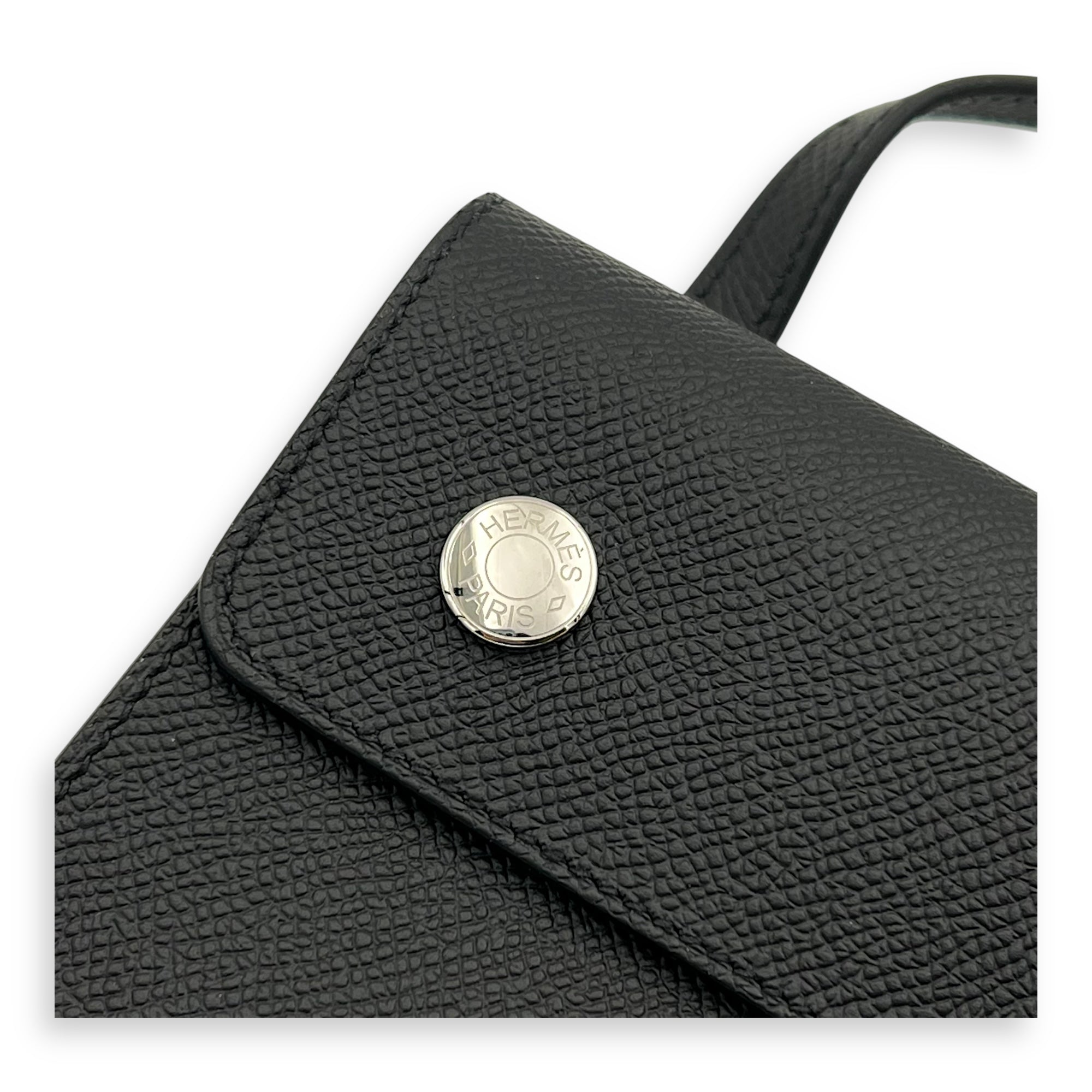 Hermesnap Black in Epsom, Palladium hardware