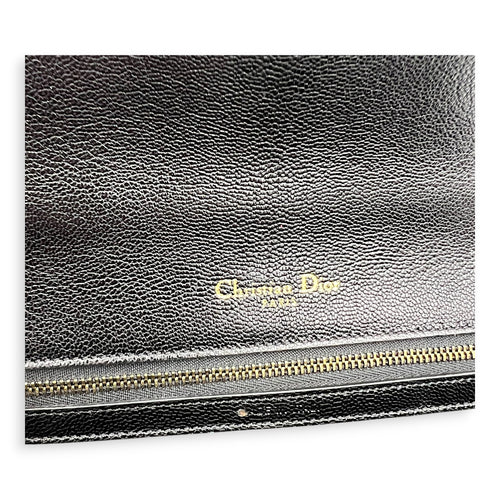 Diorama Shoulder Bag Black in Calfskin, Gold hardware
