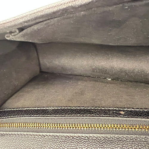 Diorama Shoulder Bag Black in Calfskin, Gold hardware