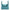Lindy Blue Atoll in Clemence, Palladium hardware